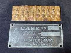 (2) Case Dataplate + Brass Plate
