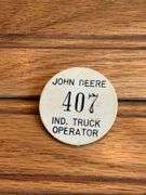 John Deere Ind. Truck Operator Badge