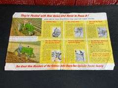 (2) John Deere 40 Tractor + Crawler Sales Literature