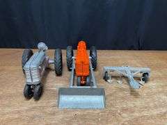 (3) Tractors + Cultivator Hubley