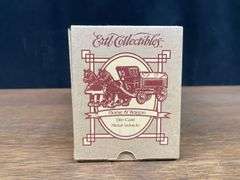 (2) Horse + Wagon Sets NIB