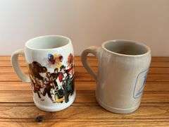 (2) John Deere Steins