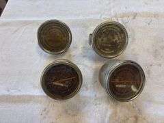 (4) Allis Chalmers D14 Tachometers