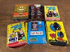 (6) Batman Returns, Dick Tracy, New Kids On The Block, & Eight Men Out Retail Boxes