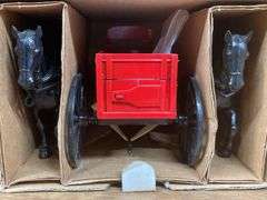 (2) Horse + Wagon Sets NIB