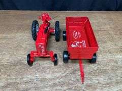 1/16 Farmall Super M-TA + Wagon 1996 Wisconsin NIB Ertl