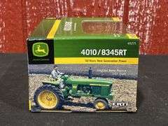1/64 John Deere 4010 + 8345RT 50 Years Set NIB Ertl