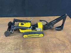(2) Tonka Road Grader + Crawler Loader Backhoe