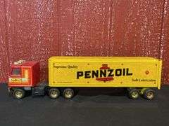 (2) Shell + Pennzoil Semis Ertl