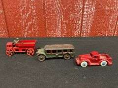 (3) Cast Iron Vehicles