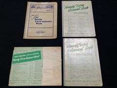 (4) John Deere Handy Farm Account Books