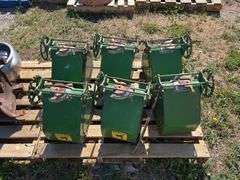 (6) John Deere Fertilizer Boxes