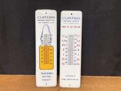 (2) Curtiss Thermometers