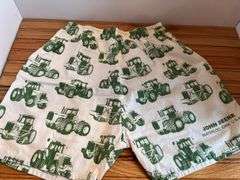 (4) John Deere Shirt, Boxer Shorts, Suspenders, Belt
