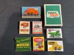 (8) Industrial Matches + Playing Cards