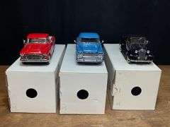 (3) 1/24 Chevrolet Pickups NIB Danbury Mint