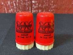 (5) MM S&P Shakers, Thimbles, Top