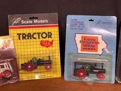 (9) 1/64 Case Tractors + Thresher