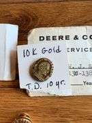 (6) John Deere 5, 10, 15, 20, 25, 30 Year Service Pins