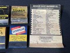 (12) Caterpillar Matchbooks