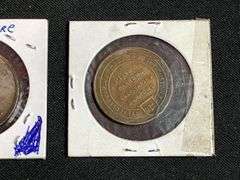 (2) John Deere + Syracuse Chilled Plow Coins