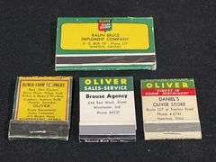 (4) Oliver Matchbooks