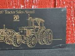 1987 John Deere 150th Anniversary Tractor Sales Award