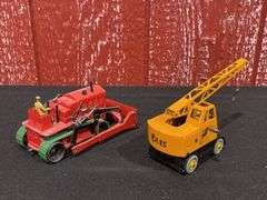 (2) Blaw Know Crawler + Coles Crane Dinky