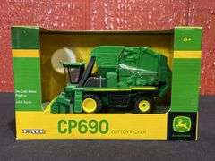 (2) 1/64 John Deere Cotton Pickers NIB Ertl