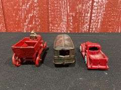 (3) Cast Iron Vehicles