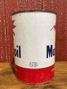 (6) Mobiloil Cans