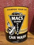 (4) Anti-Freeze, Linseed Oil + Car Wash Cans