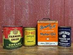 (4) Oil + Grease Cans
