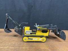 (2) Tonka Road Grader + Crawler Loader Backhoe