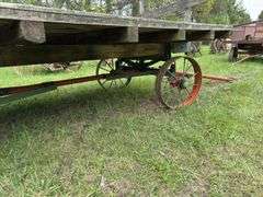 Steel Wheel Hay Wagon