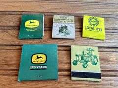 (5) John Deere Matchbooks