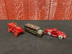 (3) Cast Iron Vehicles