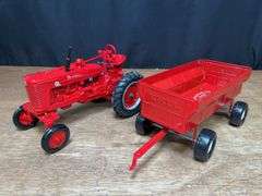 1/16 Farmall Super M-TA + Wagon 1996 Wisconsin NIB Ertl