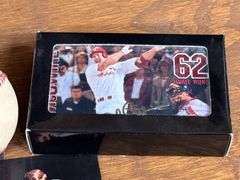 Autographed Stan Musial & Jack Buck Baseballs, Kirby Puckett Porcelain Card, & Mark Mcgwire Tin