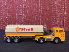 (2) Shell + AMACO Tanker Trucks