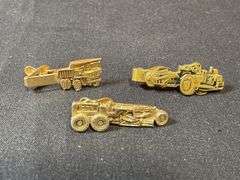 (3) Caterpillar Tie Clips