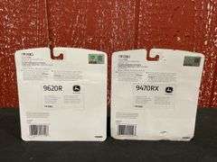 (2) 1/64 John Deere 9620R + 9470RX NIB Ertl