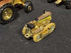 (4) 1/64 John Deere Gold Tractors Ertl
