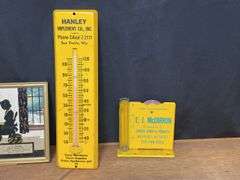 (5) Thermometers, Rain Gauge, Notebook