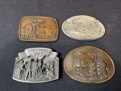(4) John Deere Belt Buckles