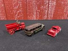 (3) Cast Iron Vehicles