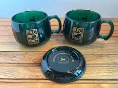 (4) John Deere Mugs