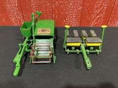 (2) 1/16 John Deere 12A Combine + Corn Planter Ertl