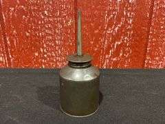 (3) John Deere Oil Can, Planter Lid, Toolbox