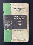 (2) John Deere 60 + 70  Operator Manuals